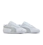 Puma White & Silver