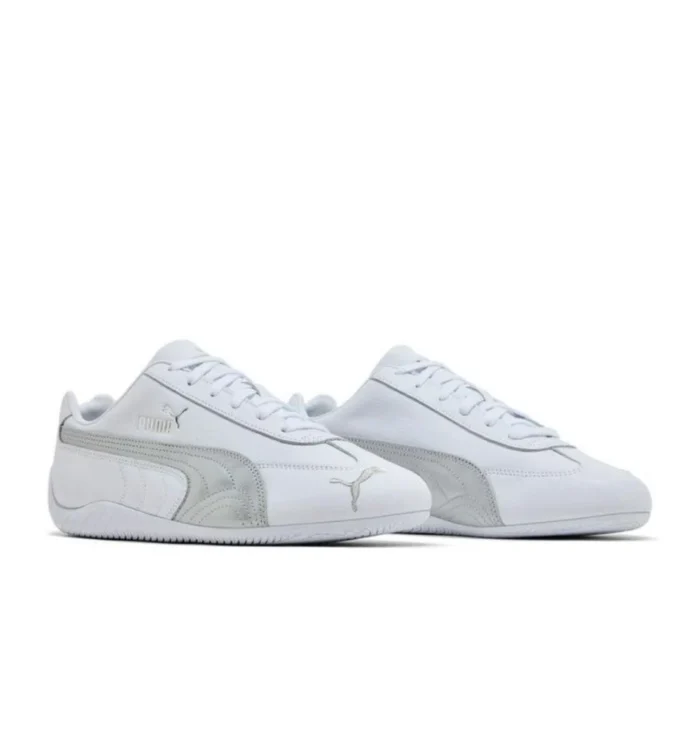 Puma White & Silver